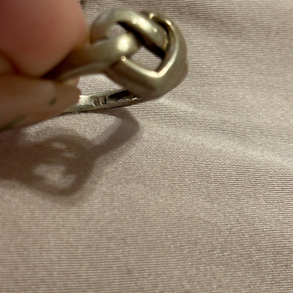 Retiring James Avery Heart Knot Ring Love Size 5 Sterling Silver 925 - Picture 5 of 9